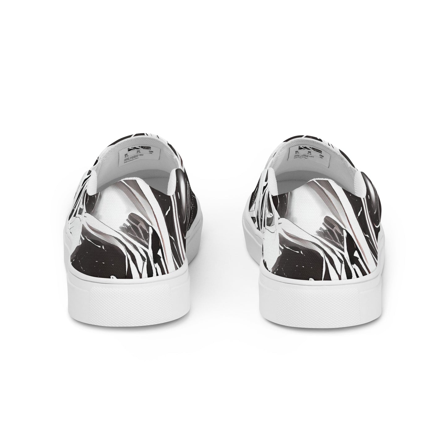 Women's Slip-On Canvas Shoes - Twilight Vortex