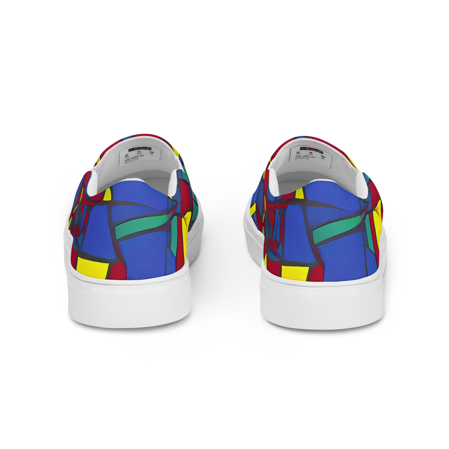 Men's Slip-On Canvas Shoes - Vibrant Vexation