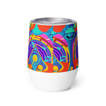 Wine Tumbler - Blast of Color