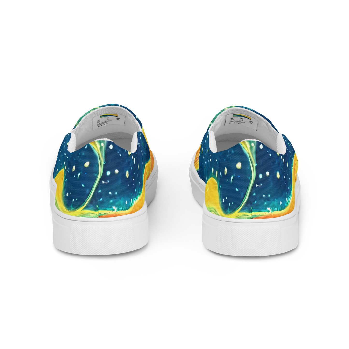 Men's Slip-On Canvas Shoes - Celestial Harmony
