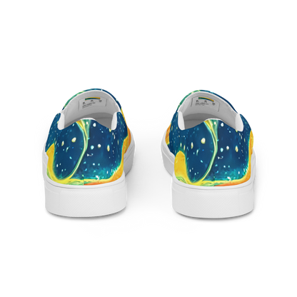 Men's Slip-On Canvas Shoes - Celestial Harmony