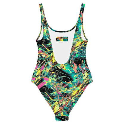 One-Piece Swimsuit - Cyborg Whirl