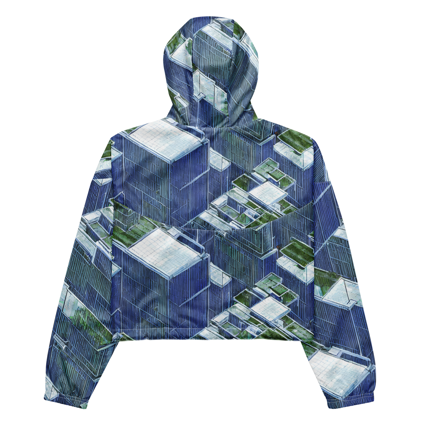 Women's Cropped Windbreaker - Urban Eden