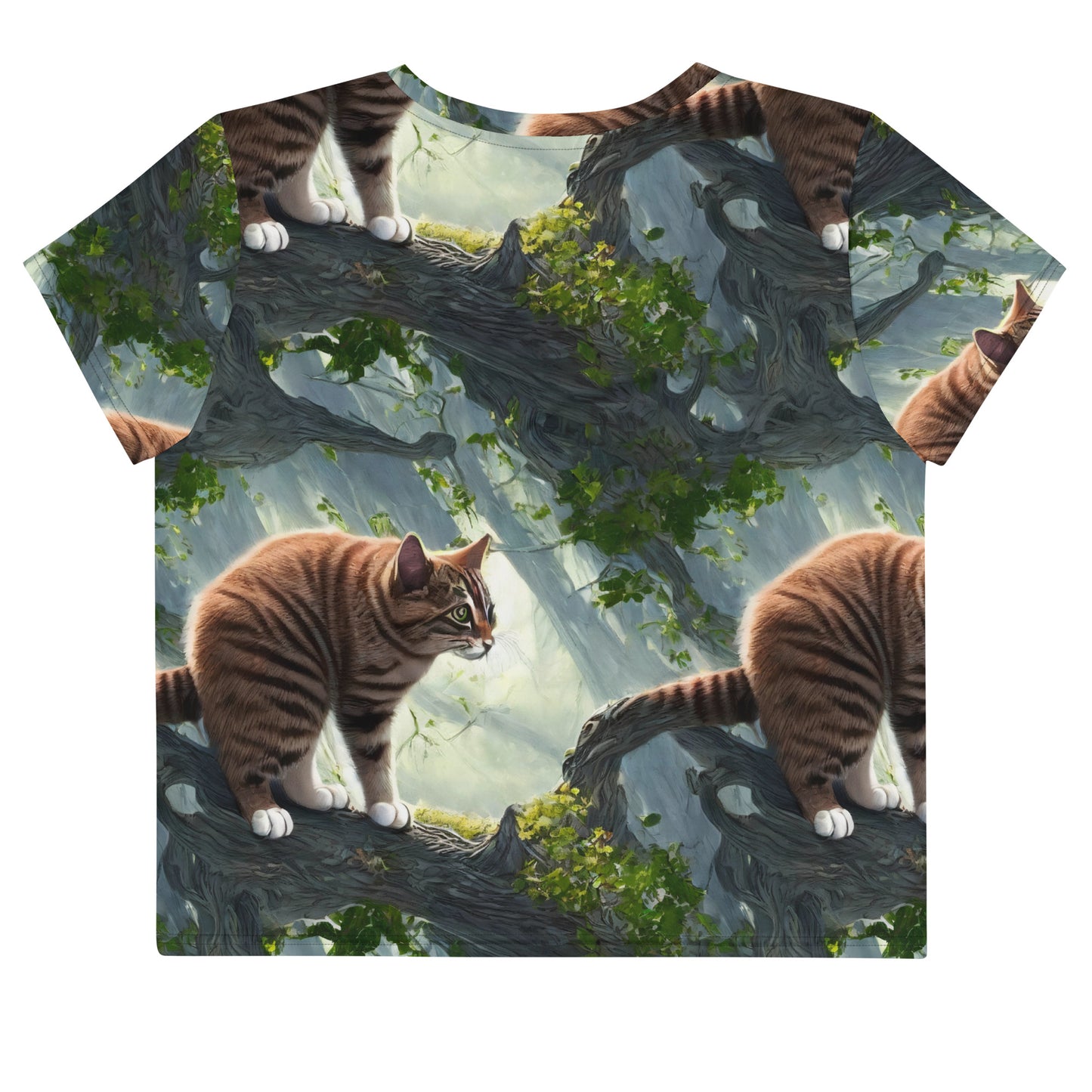 Crop Tee - Whiskered Enigma