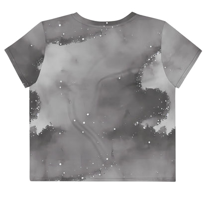 Women's Crop Tee - Monochrome Dreams
