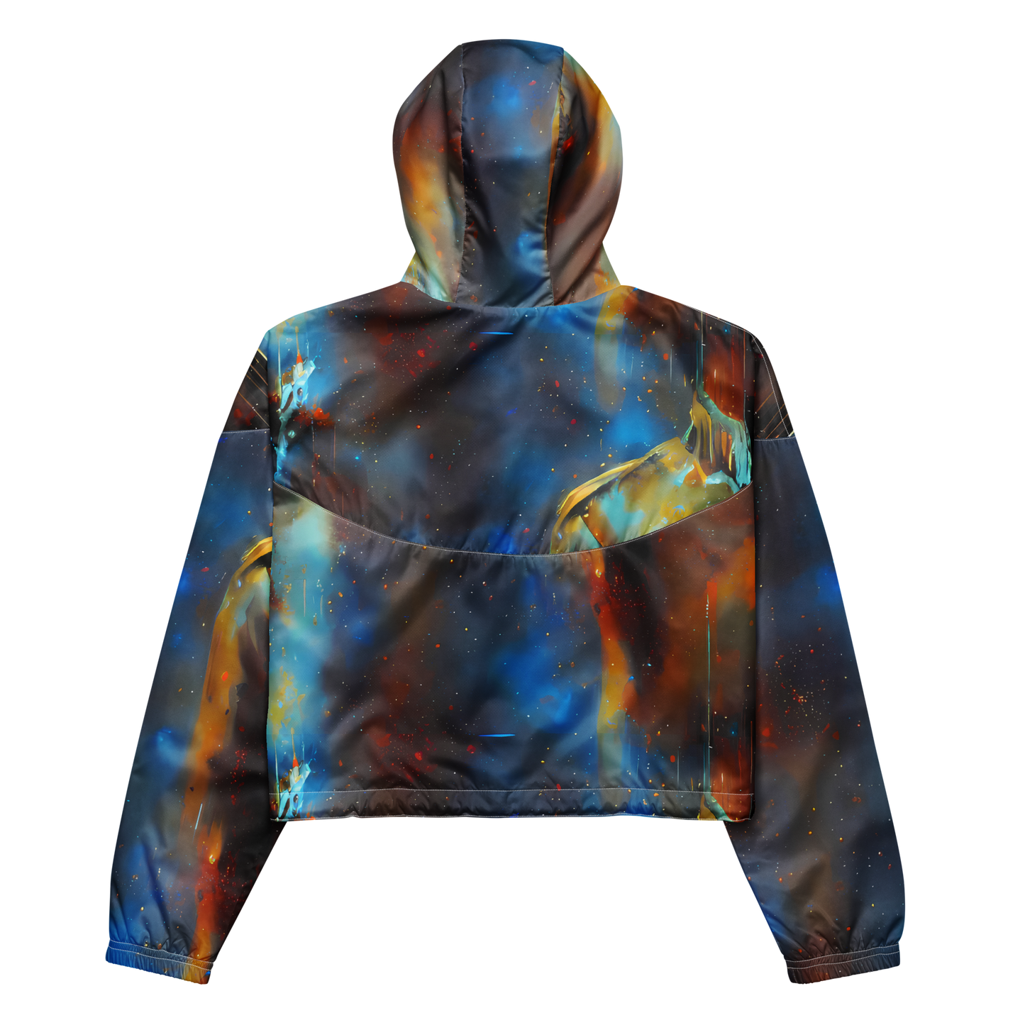 Women's Cropped Windbreaker - Chromatique Veil