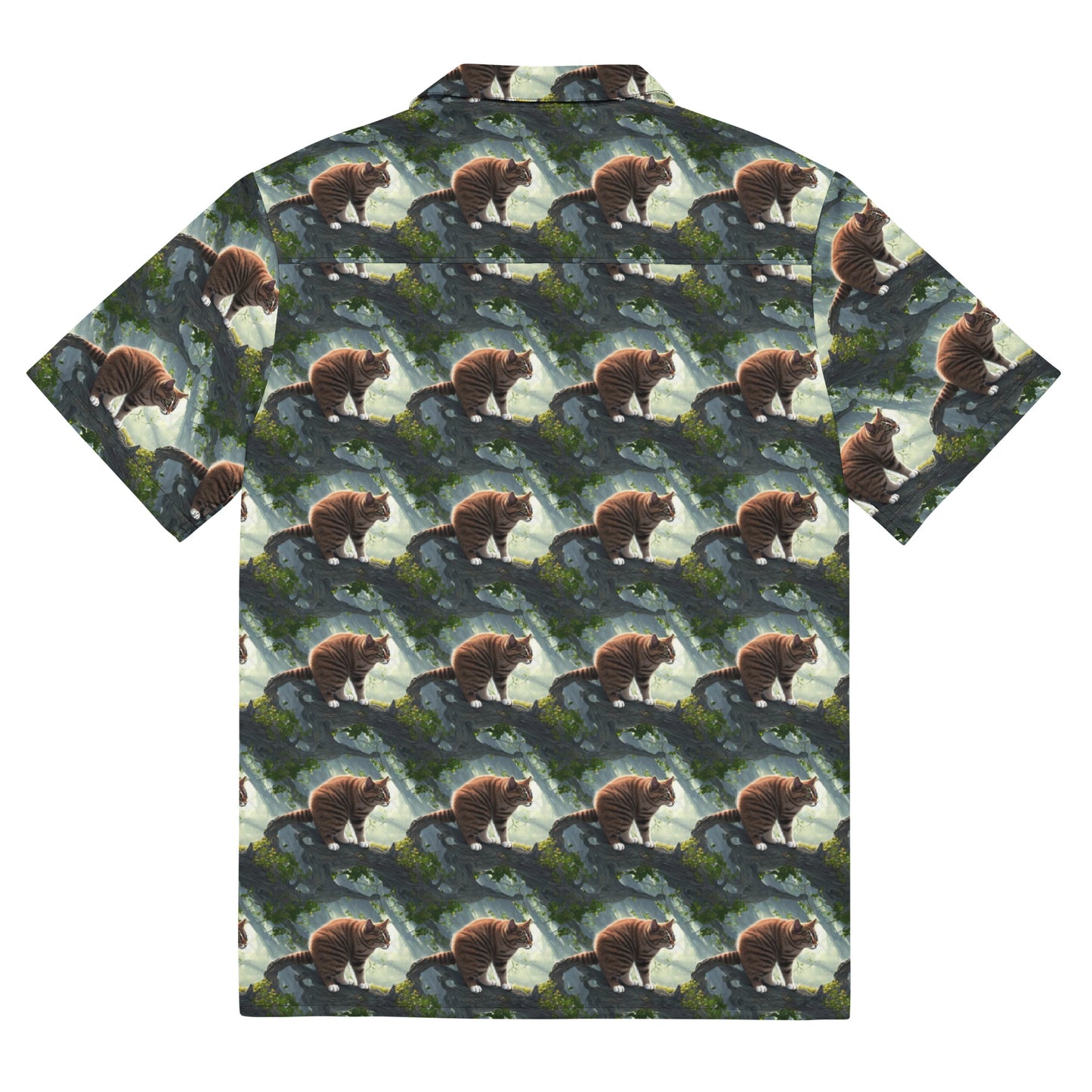 Button Shirt - Whiskered Enigma