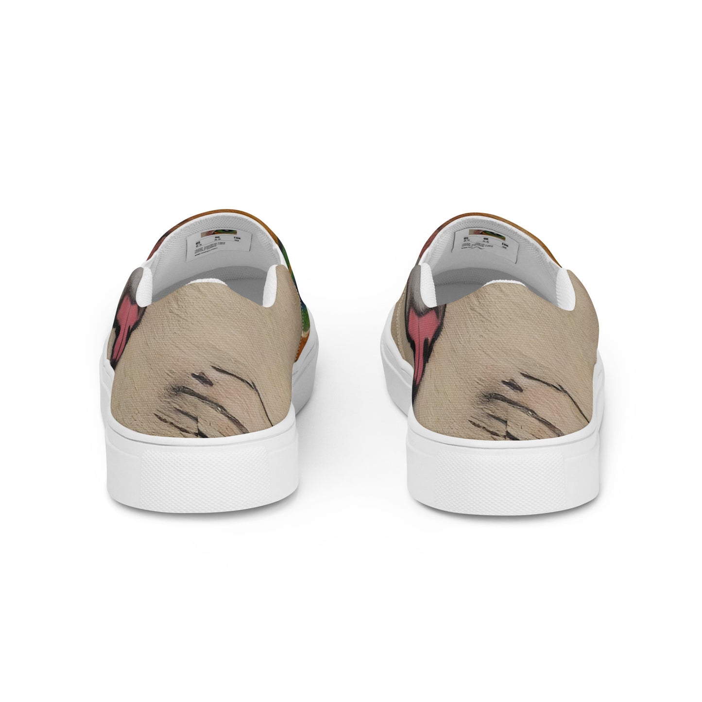 Men's Slip-On Canvas Shoes - Emerald Gaze