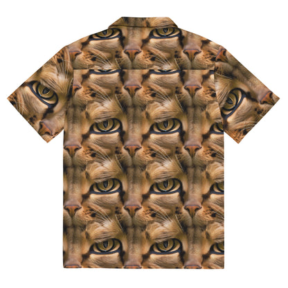 Button Shirt - Feline Whisper