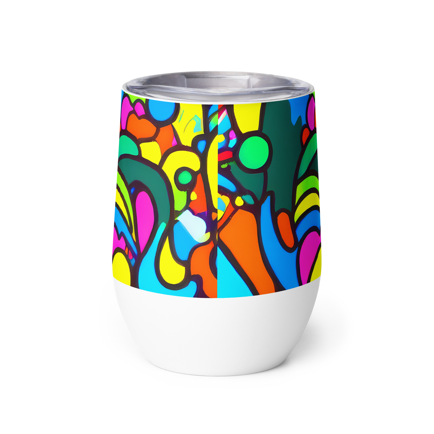 Wine Tumbler - Chromadoodle Junction