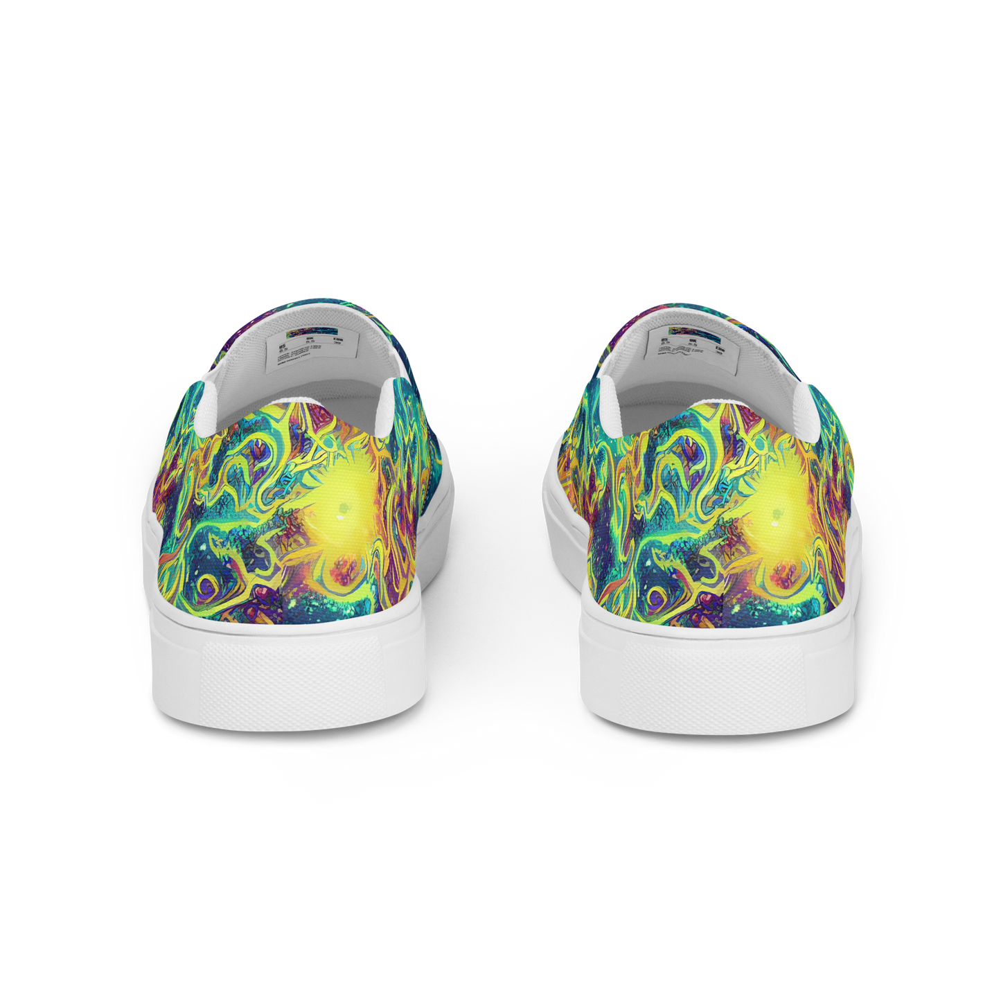 Men's Slip-On Canvas Shoes - Echoed Pulses