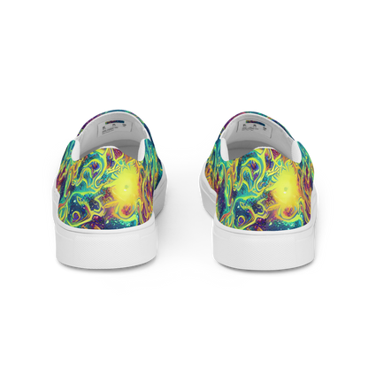 Men's Slip-On Canvas Shoes - Echoed Pulses