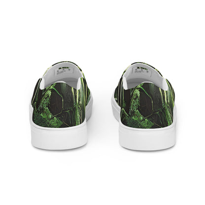 Men's Slip-On Canvas Shoes - Emerald Canopy