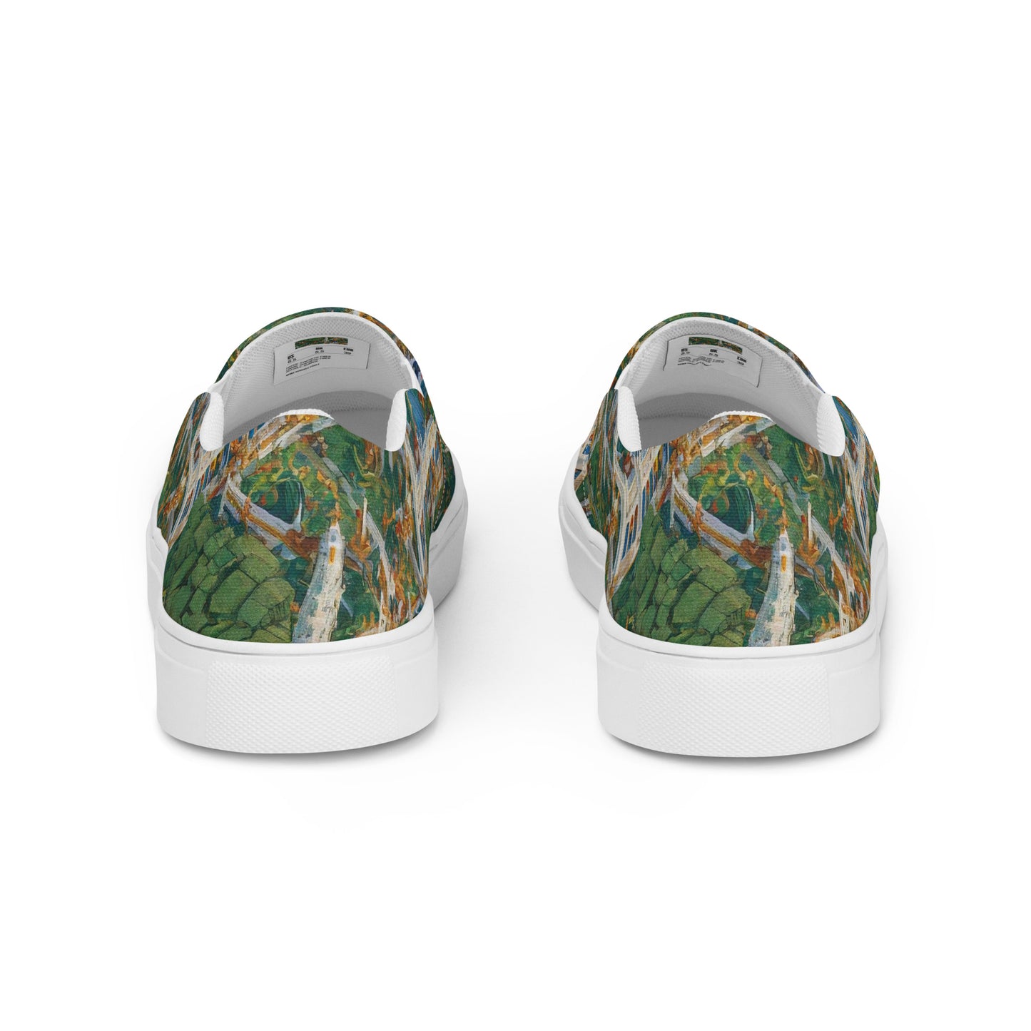 Men's Slip-On Canvas Shoes - Emerald Dynasty