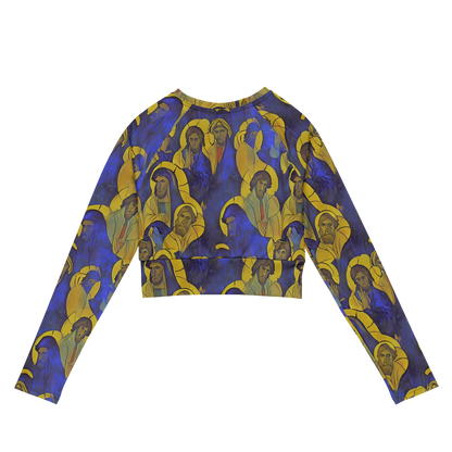 Long Sleeve Crop Top - Divine Reverie