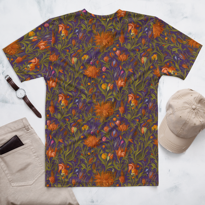 Men's Crew Neck T-Shirt - Botanical Nebula