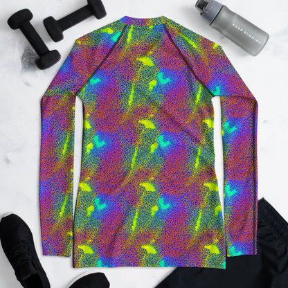 Women's Rash Guard - Prismatic Web