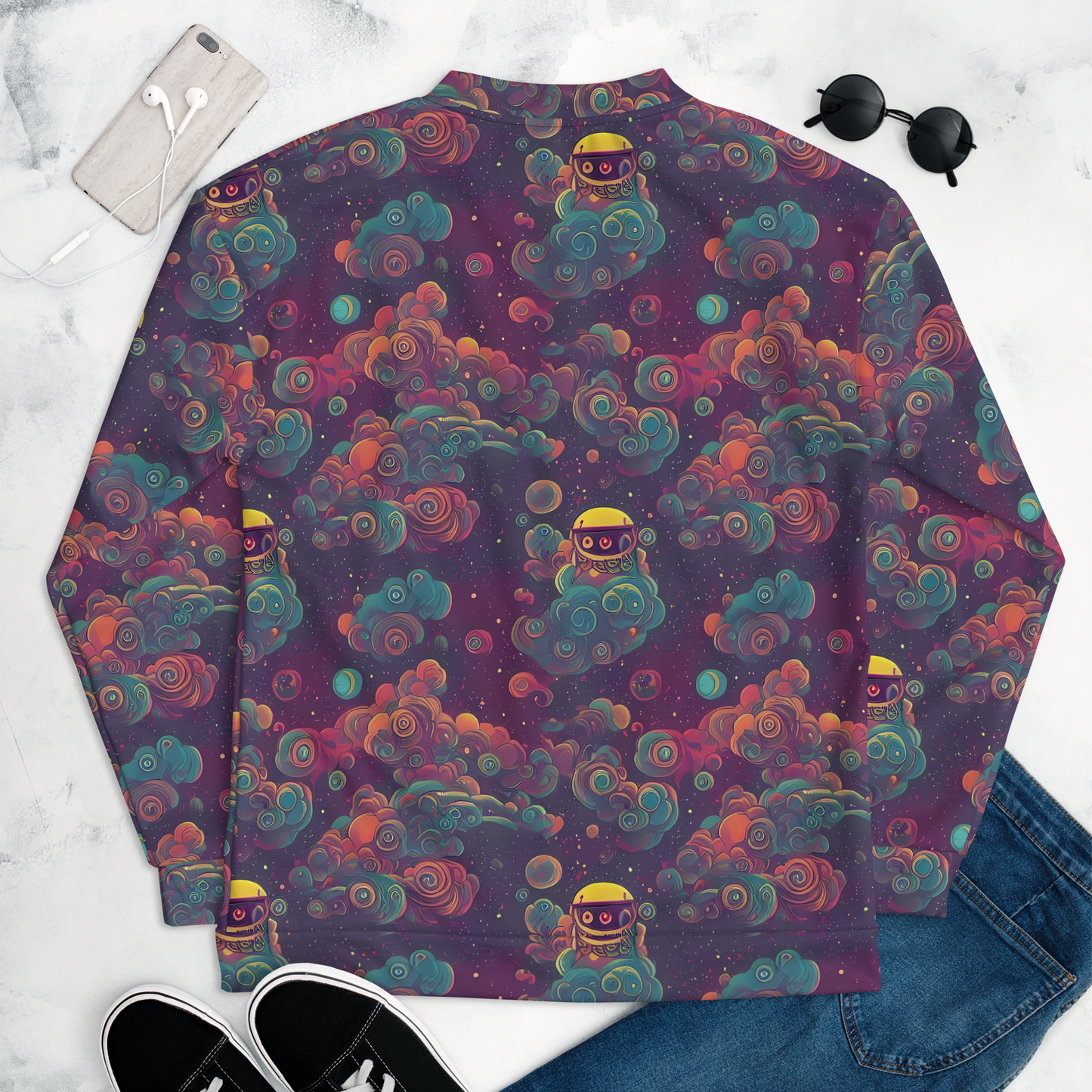 Bomber Jacket - Nebula Dreamscape