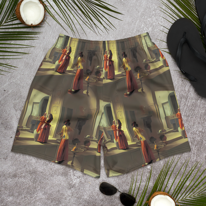 Men's Athletic Shorts - Surreal Shadows