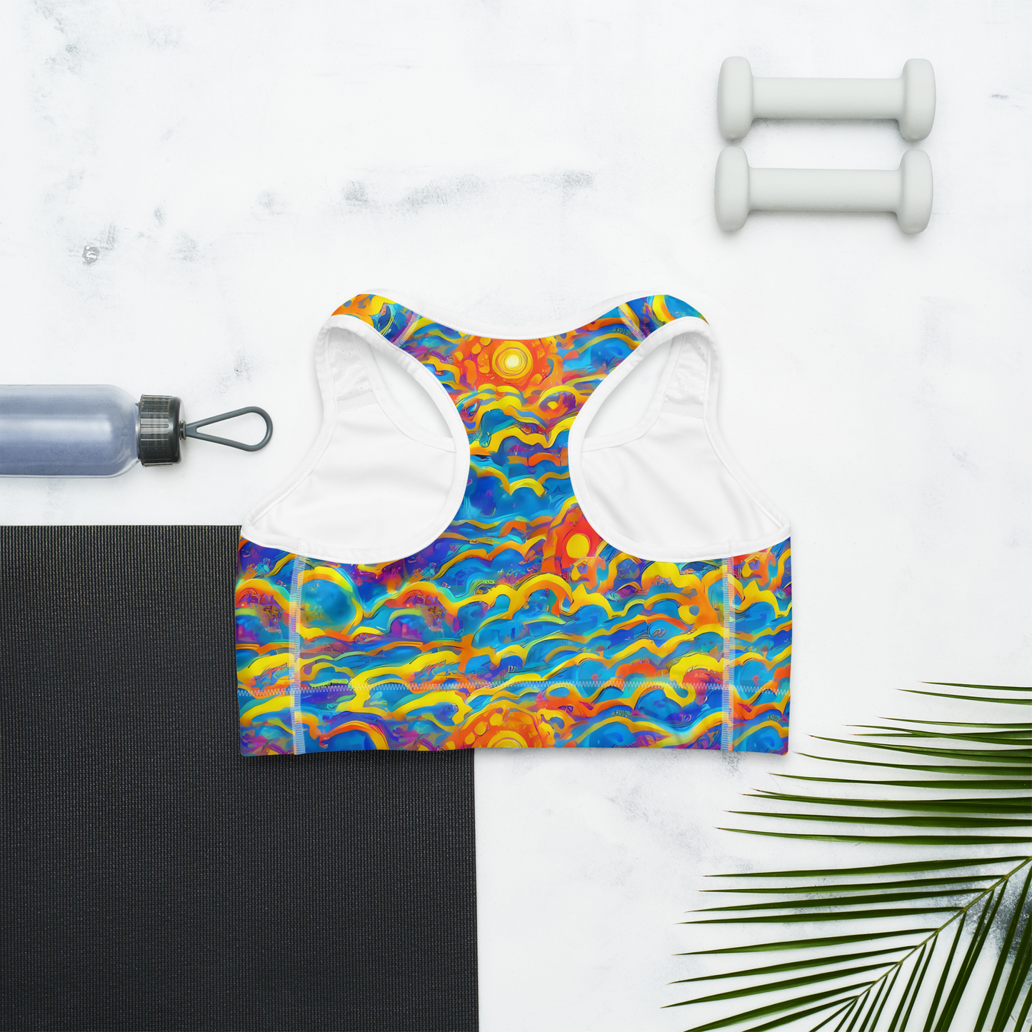 Sports Bra - Chroma Ripple