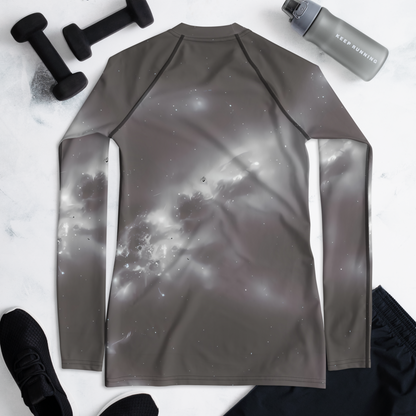 Women's Rash Guard - Silver Nebula