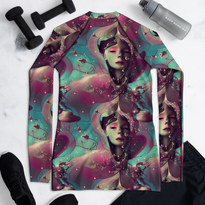 Women's Rash Guard - Nouveau Galaxy