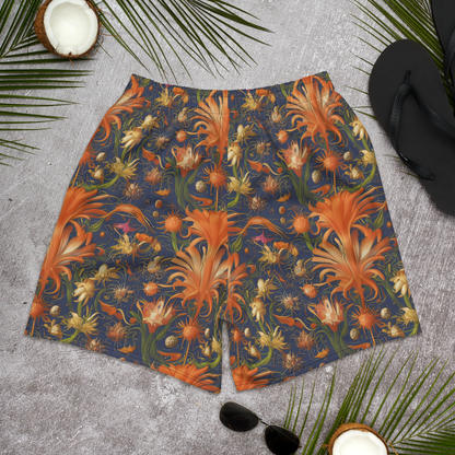 Men's Athletic Shorts - Stellar Blooms