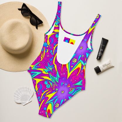 One-Piece Swimsuit - Nebula Radiance