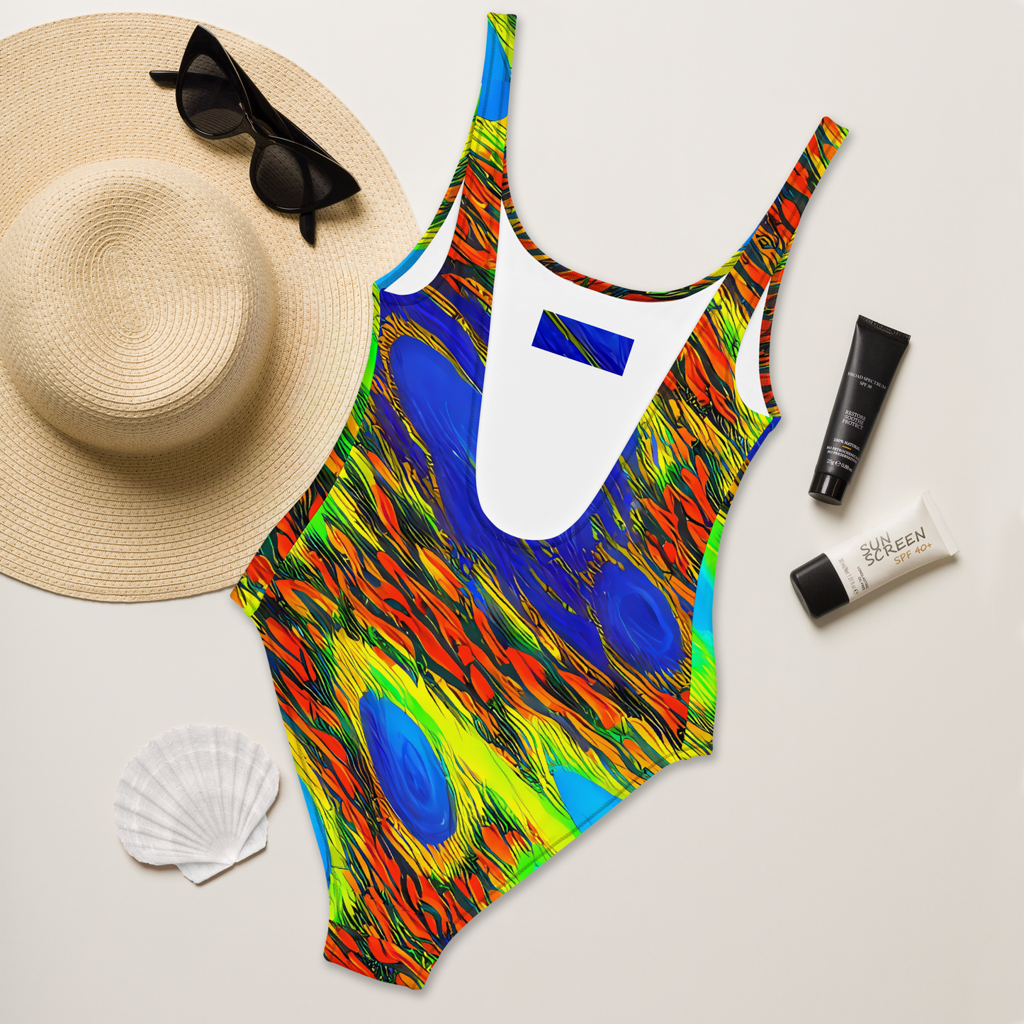 One-Piece Swimsuit - Hodgkin's Blaze