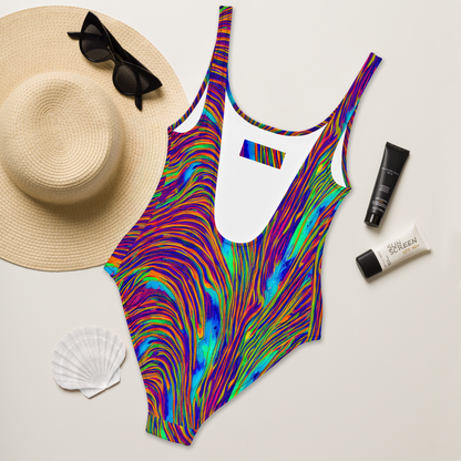 One-Piece Swimsuit - Lux Waves