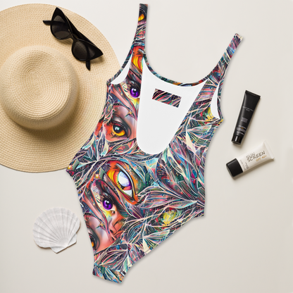 One-Piece Swimsuit - Prismatic Reverie