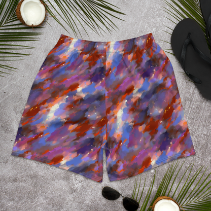 Men's Athletic Shorts - Celestial Brushstroke