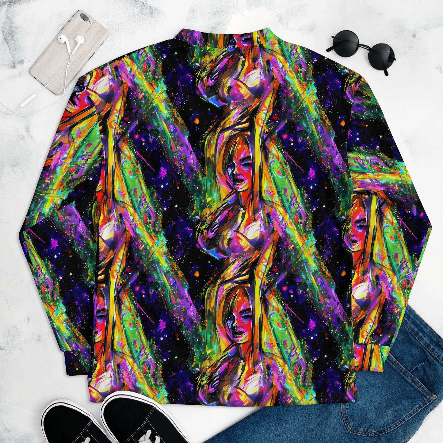 Bomber Jacket - Galactic Flamenco