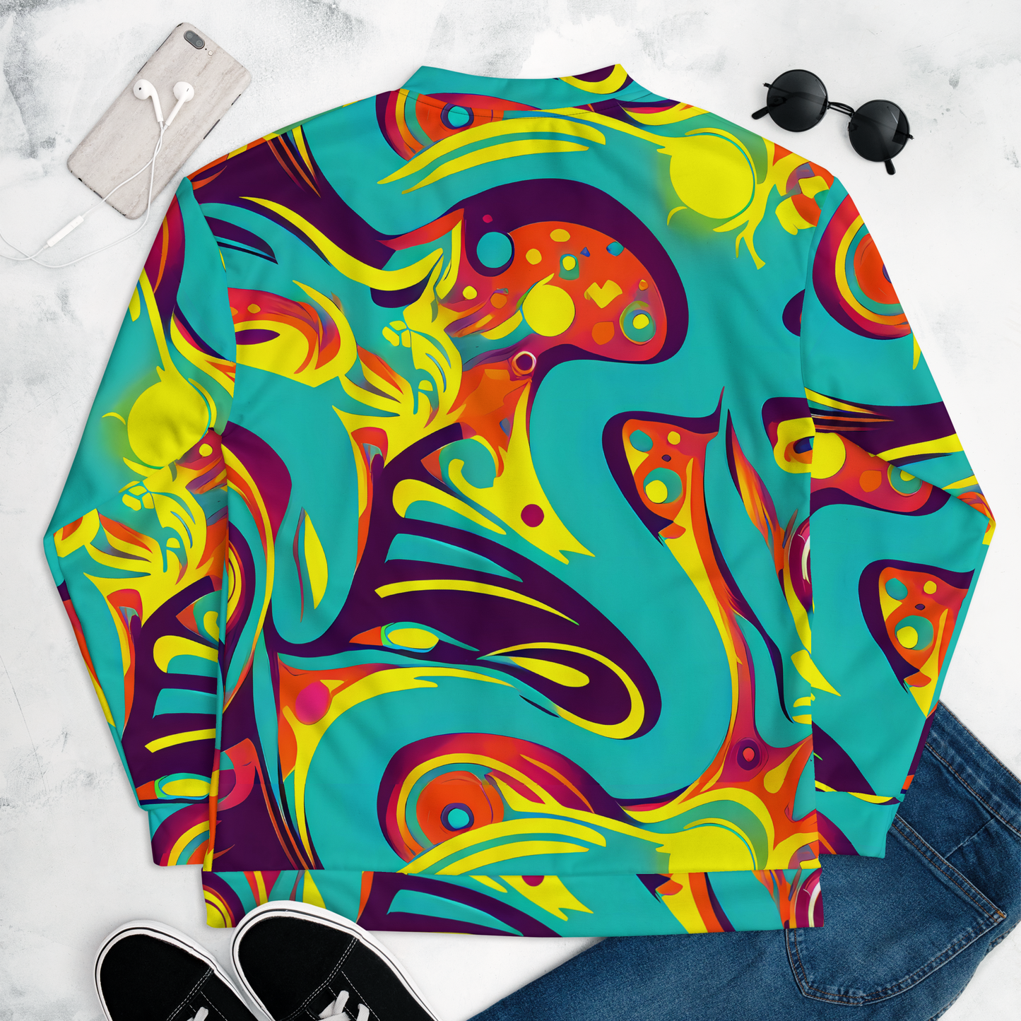 Bomber Jacket - Retro Ribbon