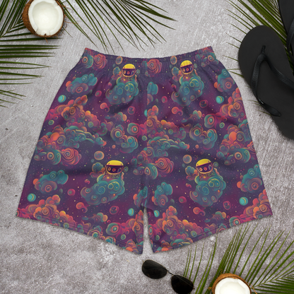 Men's Athletic Shorts - Nebula Dreamscape