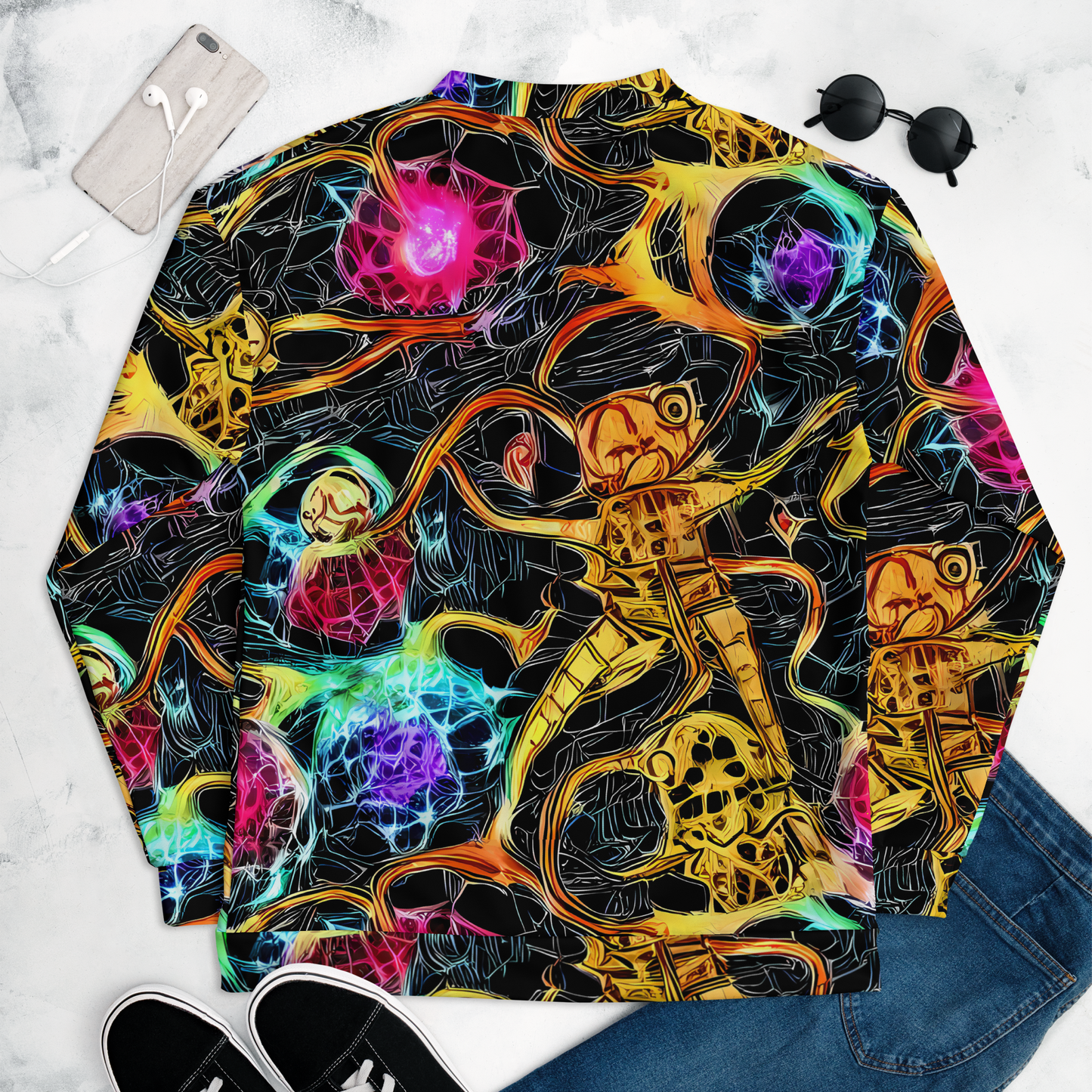 Bomber Jacket - Psychedelic Pulsar