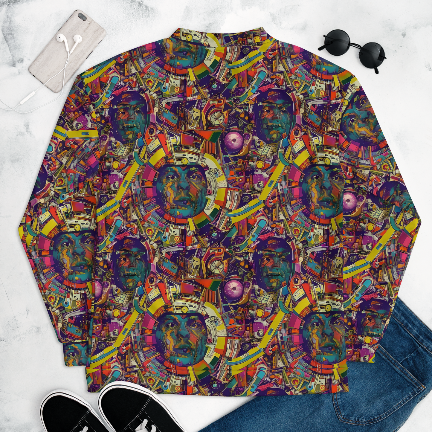 Bomber Jacket - Cosmic Collage