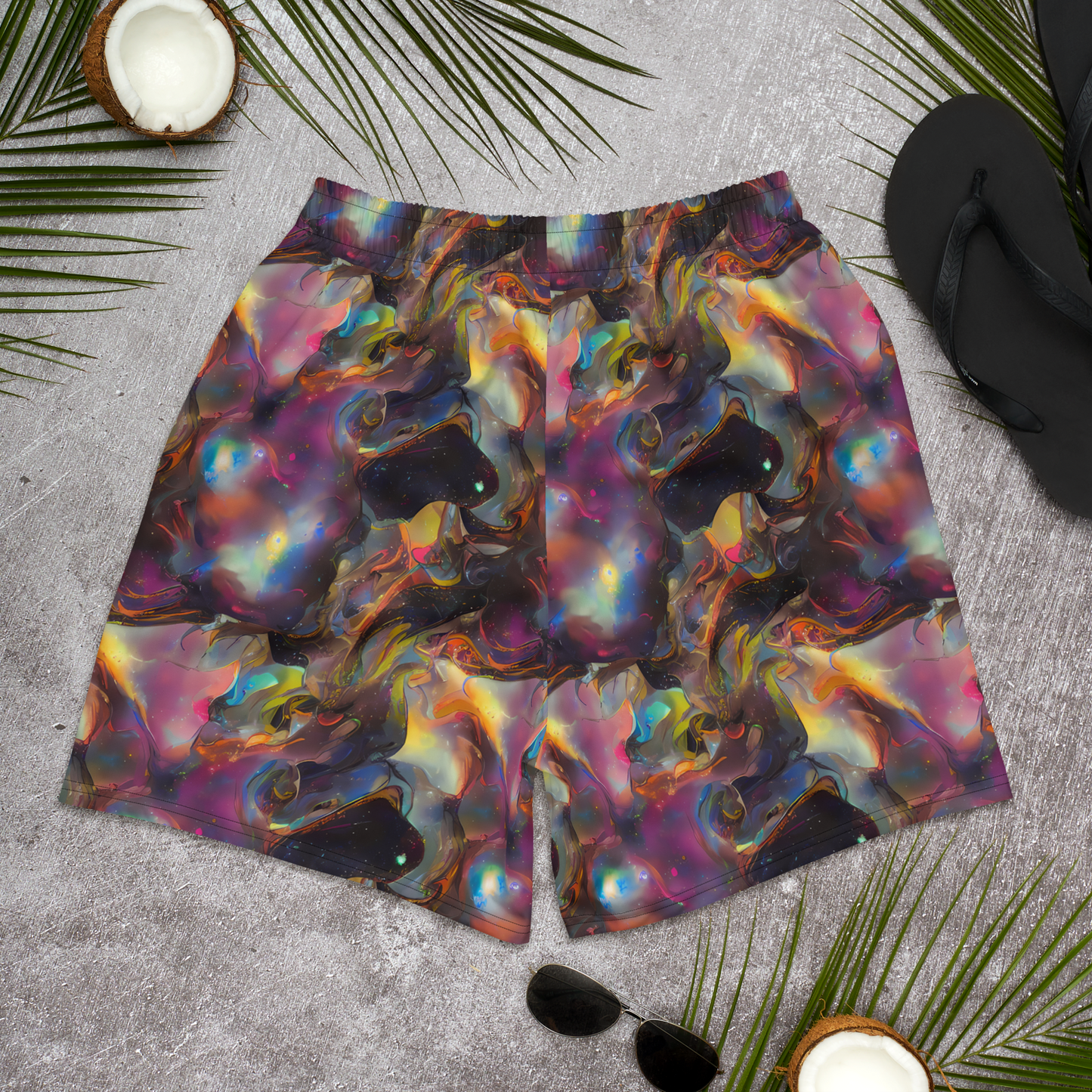 Men's Athletic Shorts - Cosmic Fusion