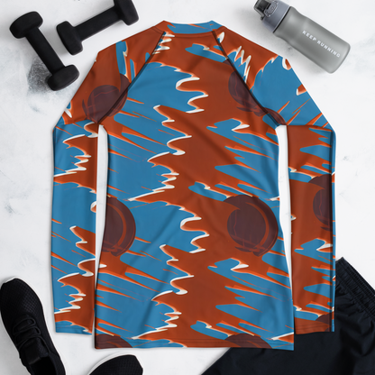 Women's Rash Guard - Desert Vortex