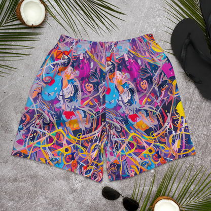 Men's Athletic Shorts - Vibrant Fusion