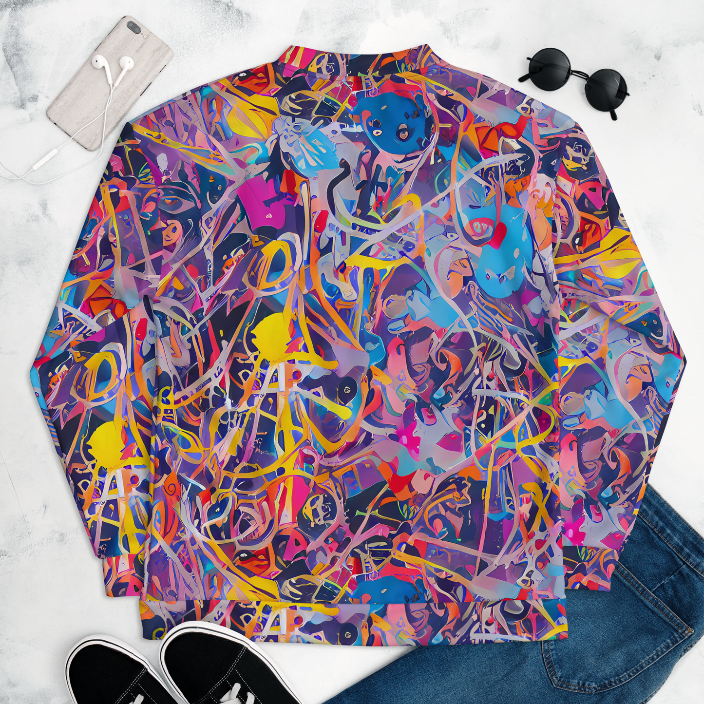 Bomber Jacket - Vibrant Fusion