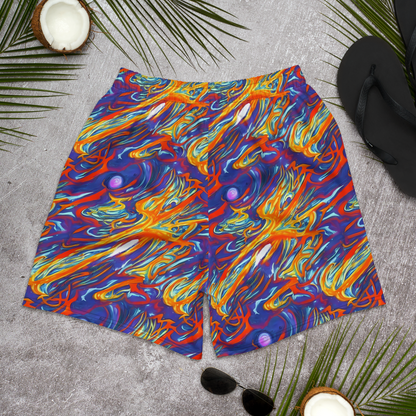 Men's Athletic Shorts - Galactic Ember