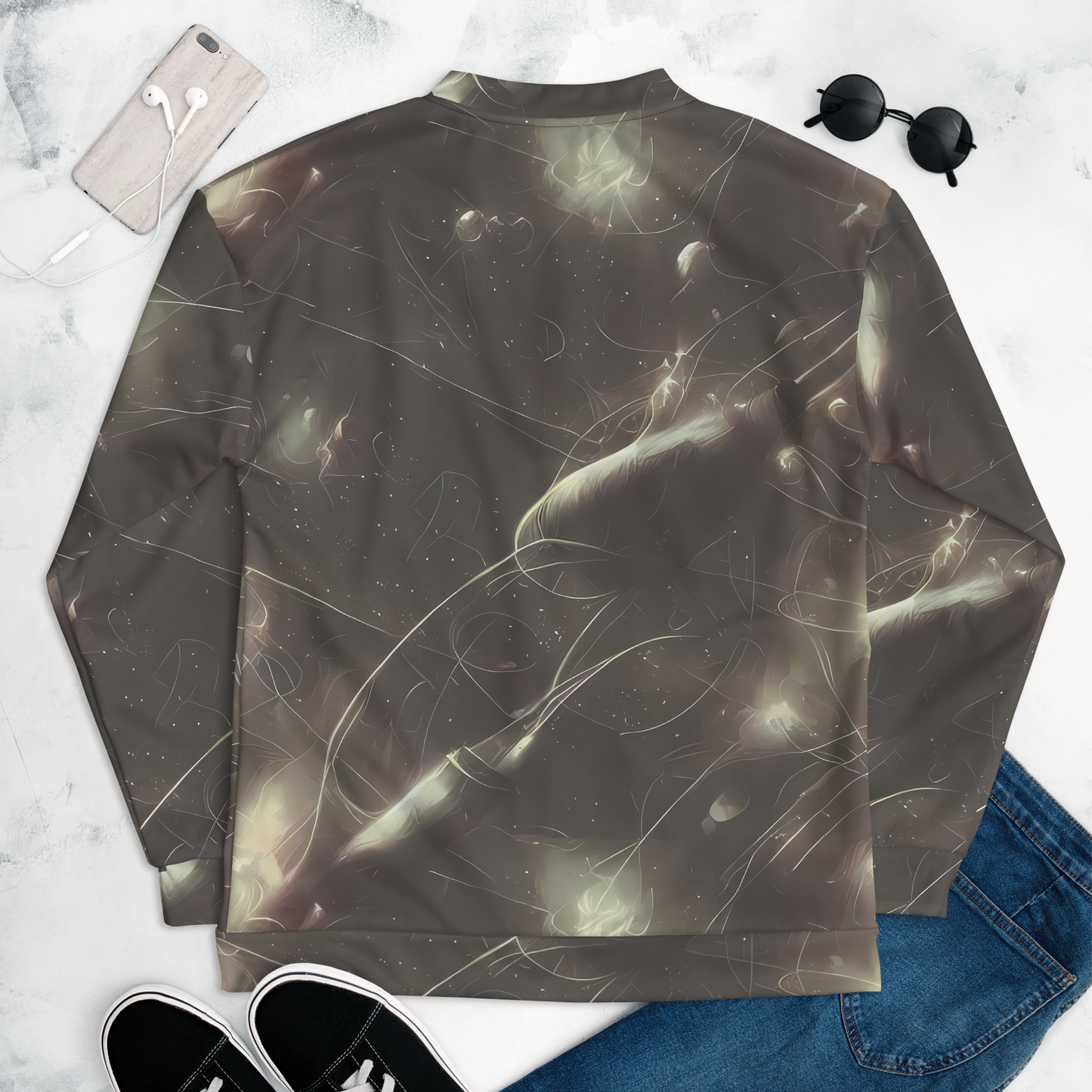 Bomber Jacket - Nebula Veins