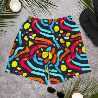 Men's Athletic Shorts - Midnight Stream