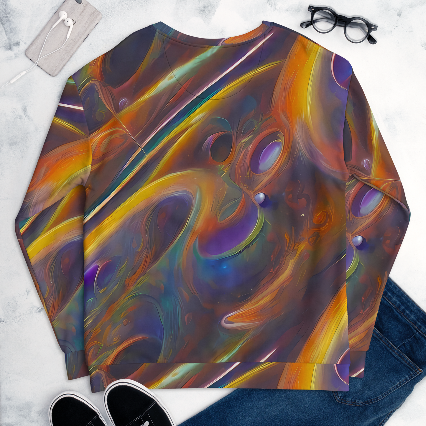 Sweatshirt - Pre-Raphaelite Ripple