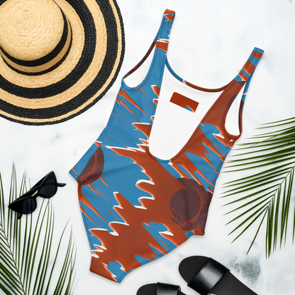 One-Piece Swimsuit - Desert Vortex