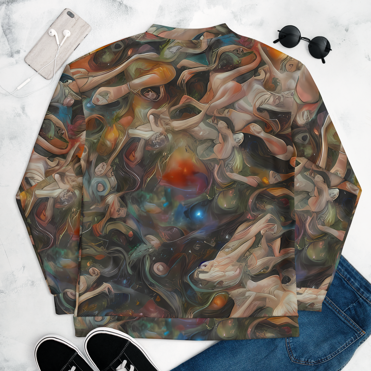 Bomber Jacket - Copper Swirl