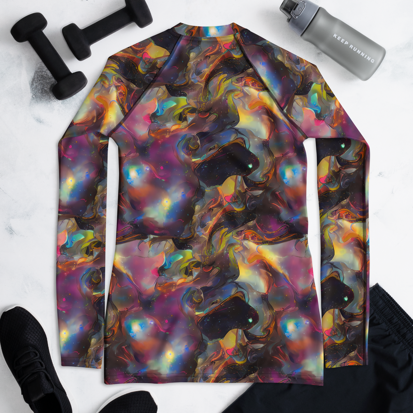 Women's Rash Guard - Cosmic Fusion
