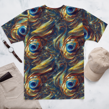 Men's Crew Neck T-Shirt - Celestial Vortex