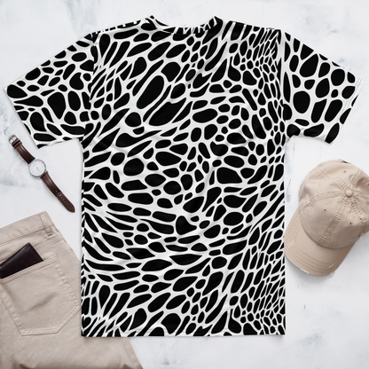 Men's Crew Neck T-Shirt - Monochrome Mystique